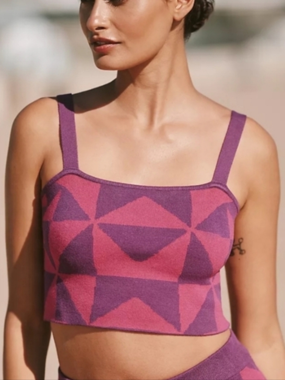 NWT Wool + Nature x Celandine Crop Tank